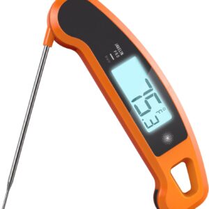 Lavatools Javelin PRO Duo Ambidextrous Backlit Professional Digital Instant Read Meat Thermometer for Kitchen, Food Cooking, Grill, BBQ, Smoker, Candy, Home Brewing, Coffee, and Oil Deep Frying